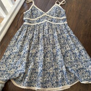 Primark Blue Floral Dress